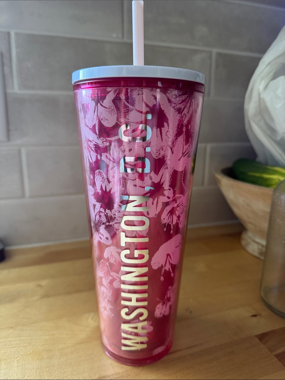 Starbucks Washington D.C. cherry blossom Tumbler - NWT. Limited edition release